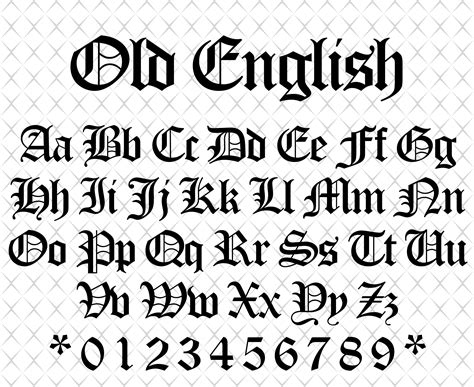 old english font