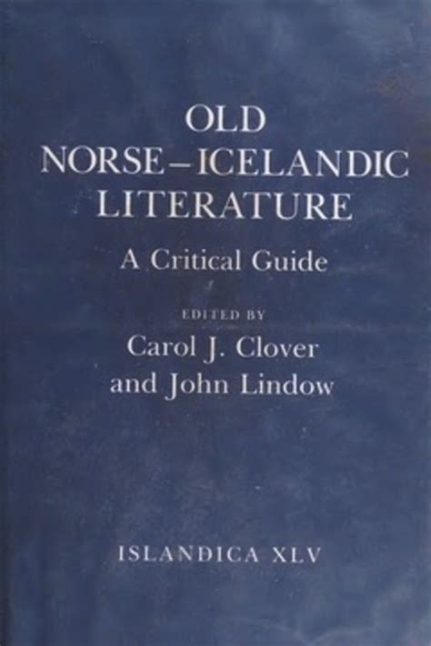 old norse icelandic literature a critical guide volume 45 old norse icelandic literature a critical guide volume 45 Epub