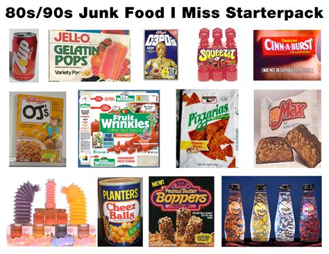 old school snacks from the 80s