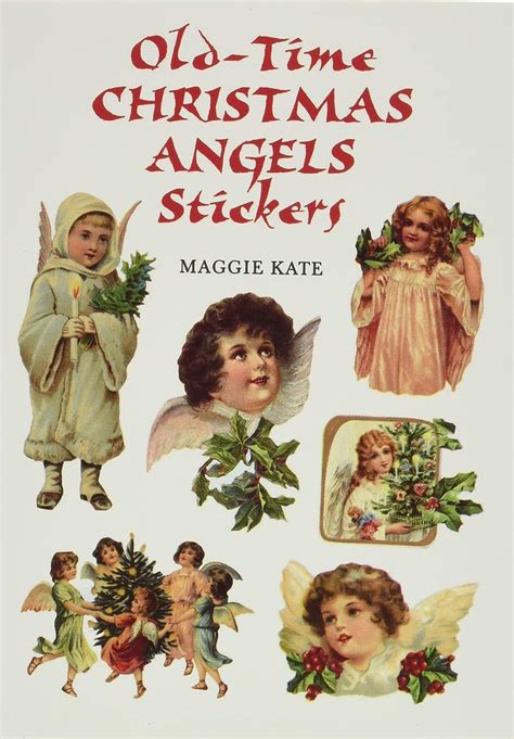 old time christmas angels stickers dover stickers Kindle Editon