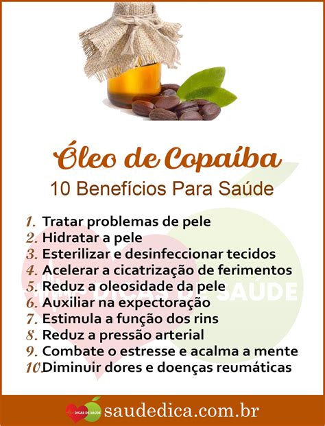 oleo de copaiba beneficios