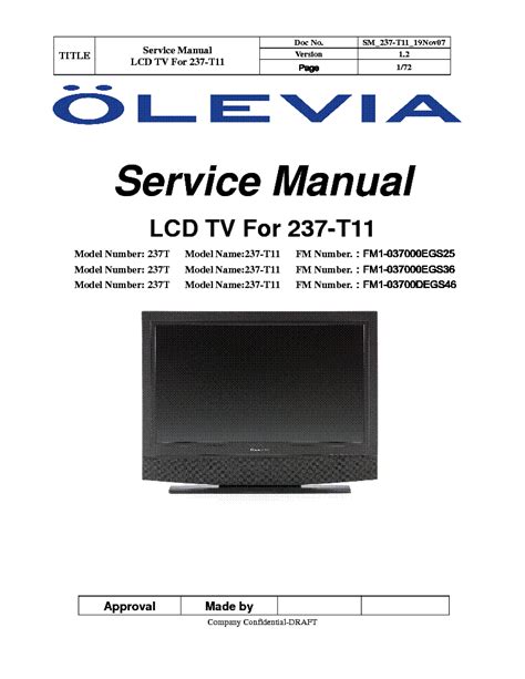 olevia 237 t11 manual Epub