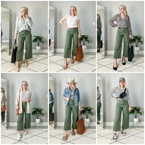 olive green pants