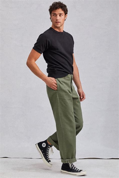 olive green slacks