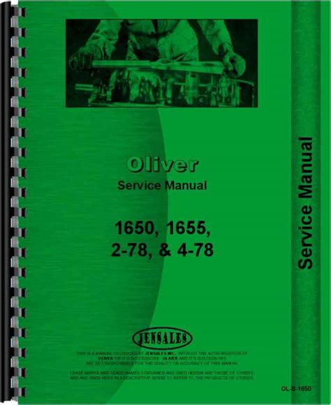 oliver 1650 manual pdf Kindle Editon