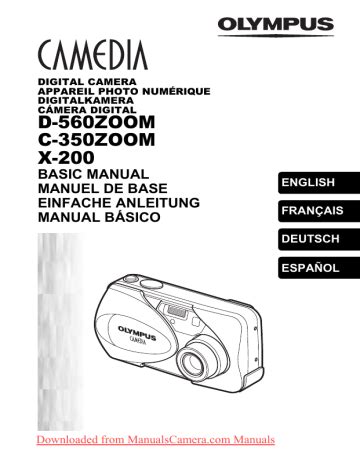 olympus camedia x 350 basic manual Epub