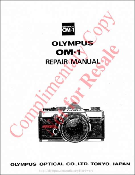 olympus camera om 1 manual Kindle Editon