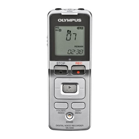 olympus digital voice recorder vn 5500pc instruction manual Doc