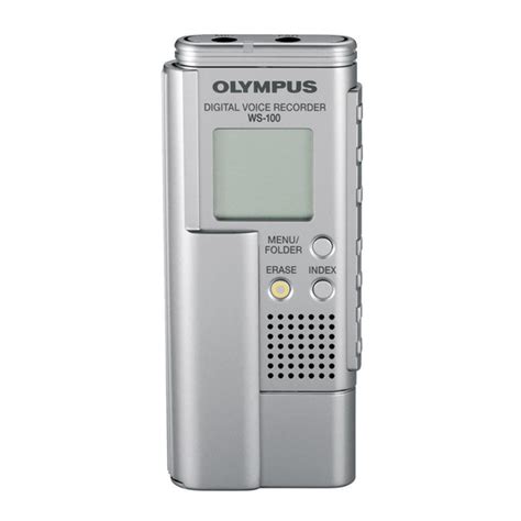 olympus digital voice recorder ws 100 instruction manual Epub