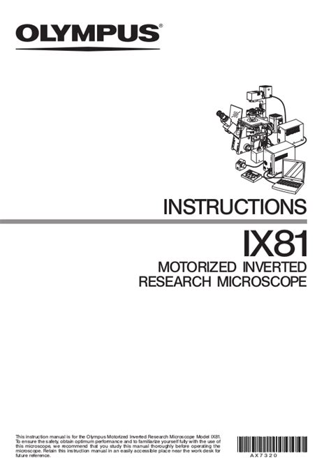 olympus ix81 user manual Epub
