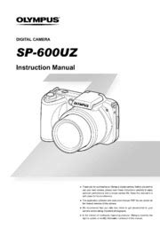 olympus sp 600uz user manual Kindle Editon