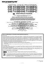 olympus vn 3100pc manual PDF