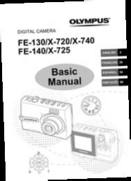 olympus x 725 digital cameras owners manual Reader