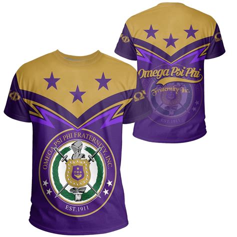 omega psi phi fraternity shirts