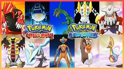 omega ruby all legendary pokemon