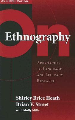 on ethnography approaches to language and literacy research language and literacy series teachers college pr Doc