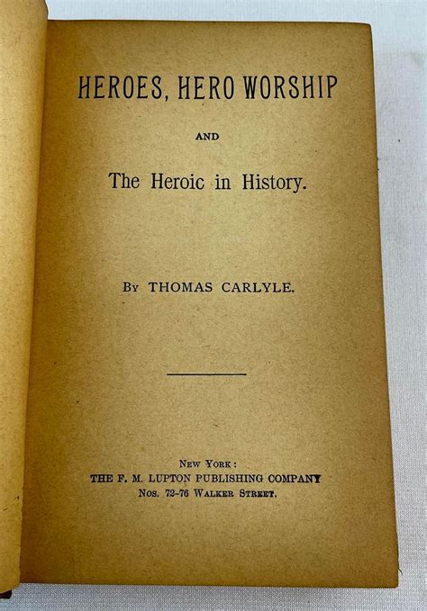 on heros hero worship and the heroic in history Kindle Editon