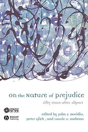 on the nature of prejudice fifty years after allport Reader