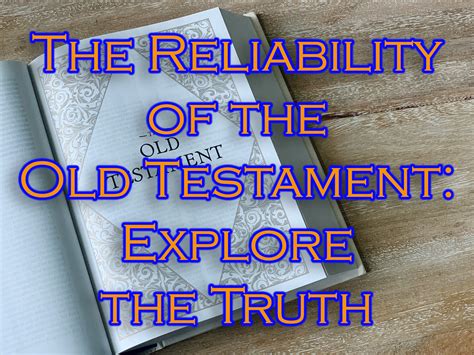 on the reliability of the old testament Epub