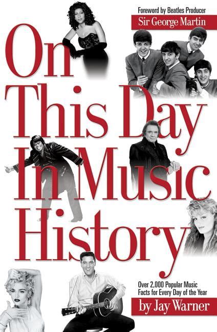 on this day in music history over 2 000 popular music facts covering every day of the year Epub