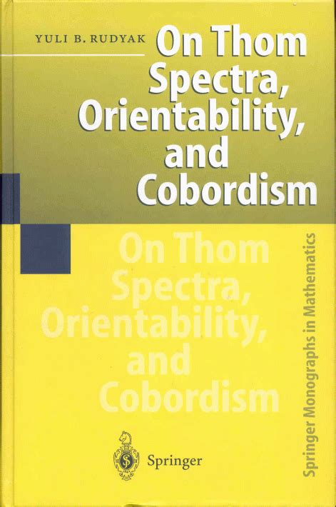 on thom spectra orientability and cobordism on thom spectra orientability and cobordism PDF