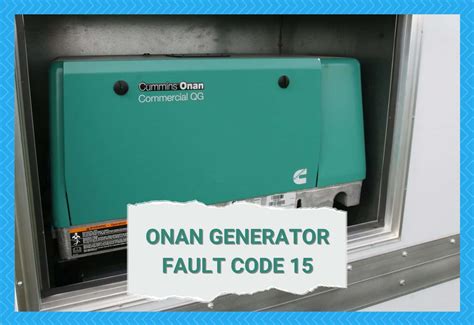 onan commercial fault codes Doc