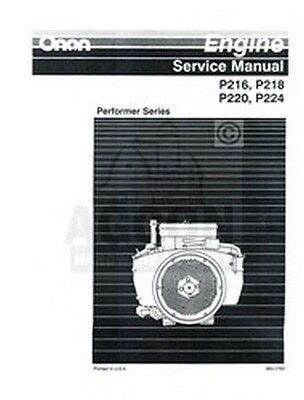 onan engine manual p224 PDF