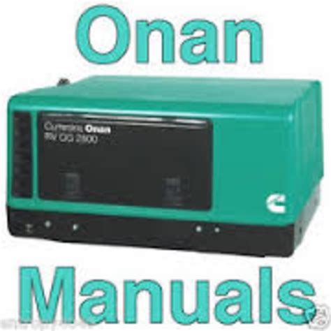 onan generator manual free Kindle Editon