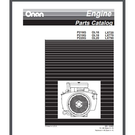 onan repair manual p218g pdf Kindle Editon