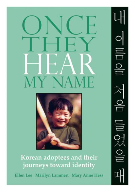 once they hear my name korean adoptees and their journeys toward identity Epub