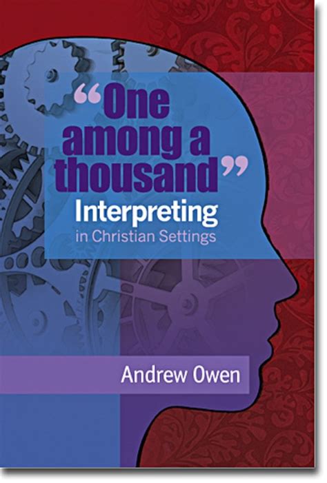 one among a thousand interpreting in christian settings Reader