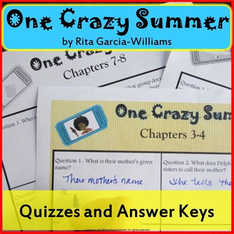 one crazy summer quiz questions Reader