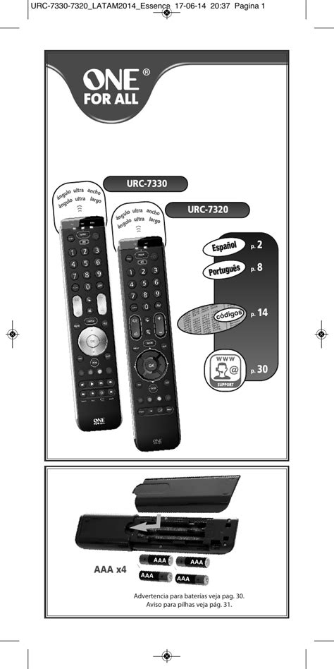 one for all urc 4080 universal remotes owners manual Doc