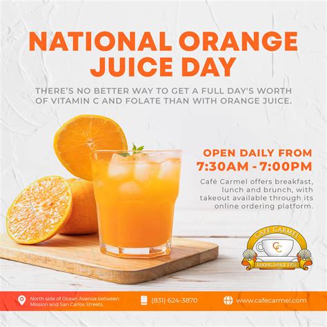 one glass of orange juice a day