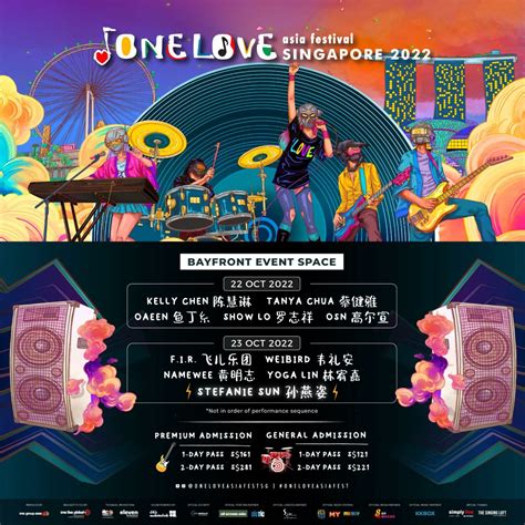 one love asia festival singapore 2022