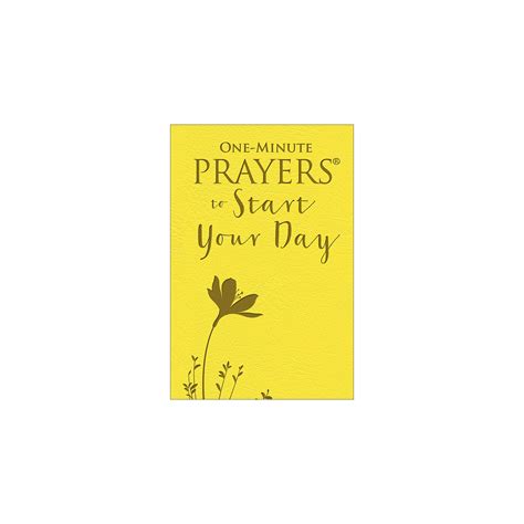 one minute prayerstm to start your day PDF