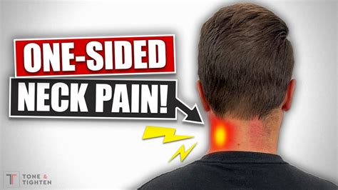 one sided neck pain and stiffness