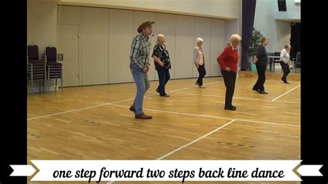 One Step Forward Two Steps Back Line Dance Walkthrough