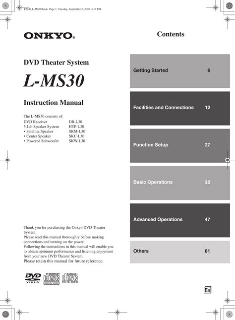 onkyo 3305 user guide PDF