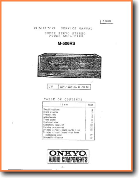 onkyo 506 manual guide pdf Reader