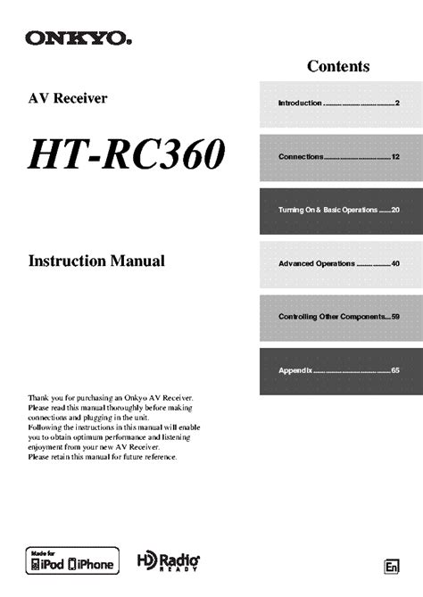 onkyo ht rc360 user manual Epub