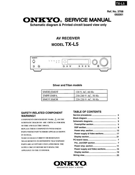 onkyo tx l5 user guide PDF