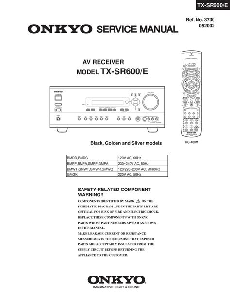 onkyo tx sr600 manual Kindle Editon