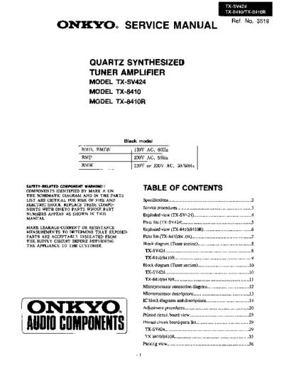 onkyo tx sv424 manual PDF