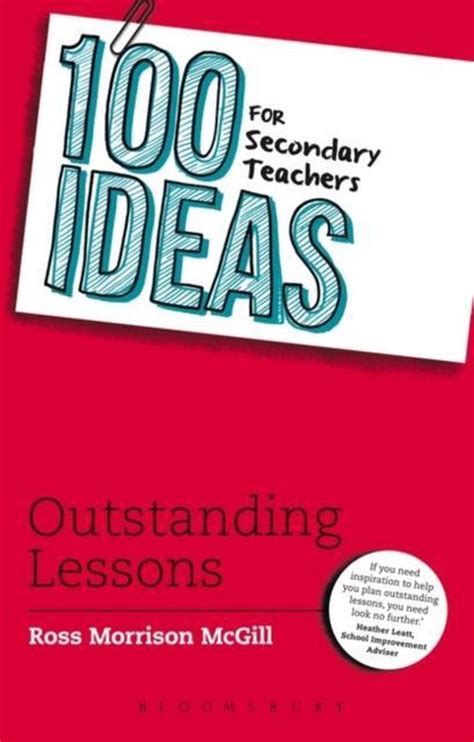 online book 100 ideas secondary teachers outstanding Kindle Editon
