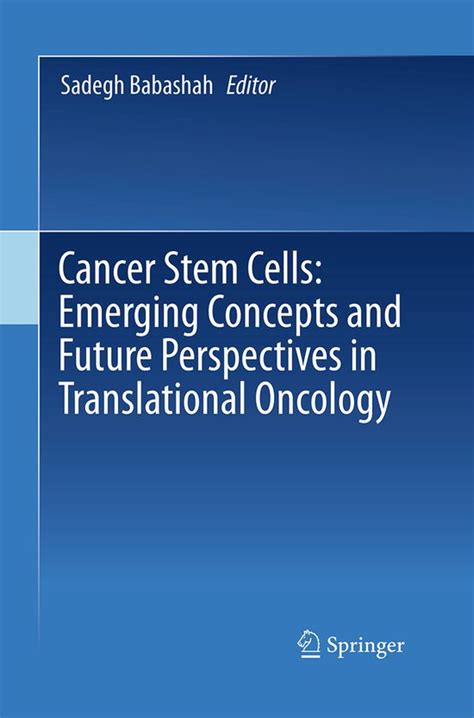 online book cancer stem cells perspectives translational Epub