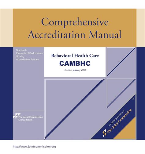 online book comprehensive accreditation manual behavioral health PDF