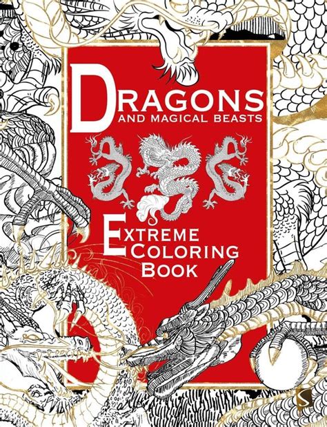 online book dragons magical beasts extreme coloring Reader