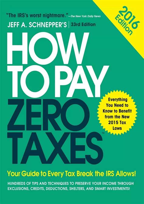 online book how pay zero taxes 2016 Epub