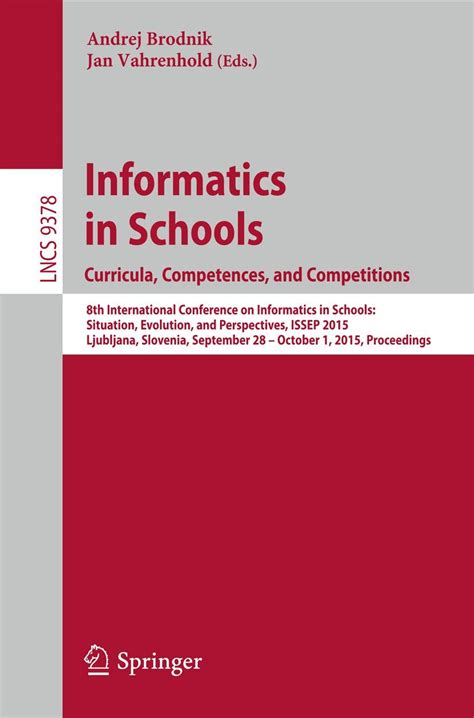 online book informatics schools curricula competences competitions PDF